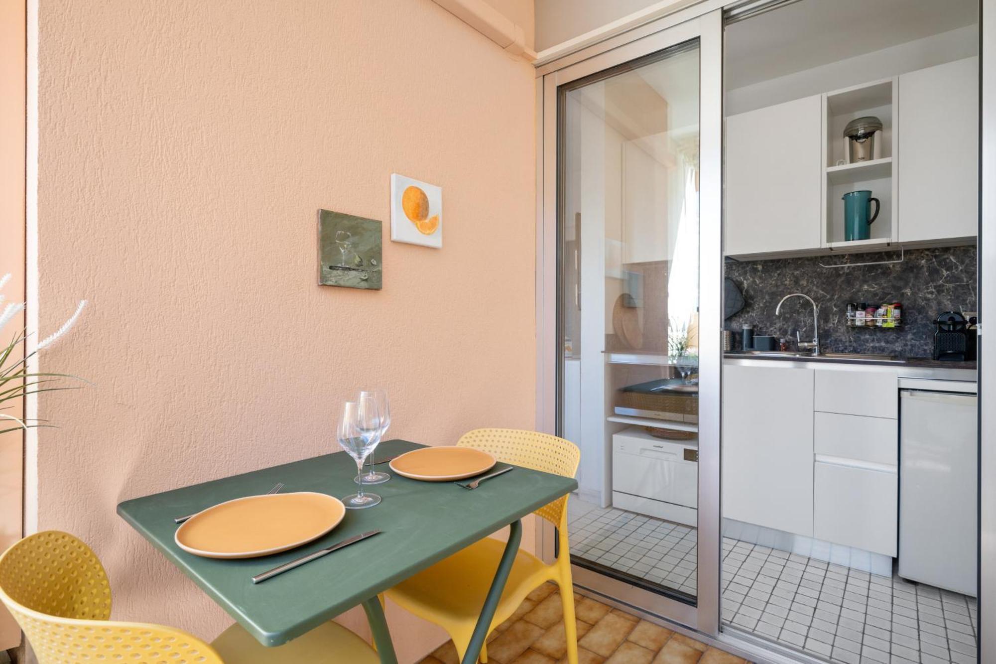 "Charmant Studio" Plein Centre, Calme, Terrasse Menton Ngoại thất bức ảnh