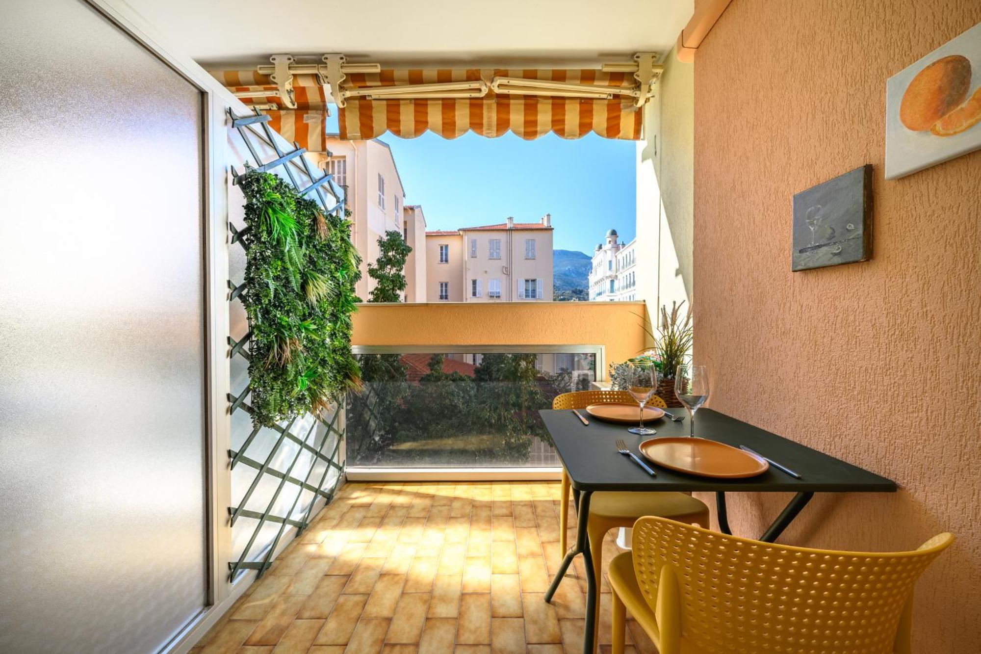 "Charmant Studio" Plein Centre, Calme, Terrasse Menton Ngoại thất bức ảnh