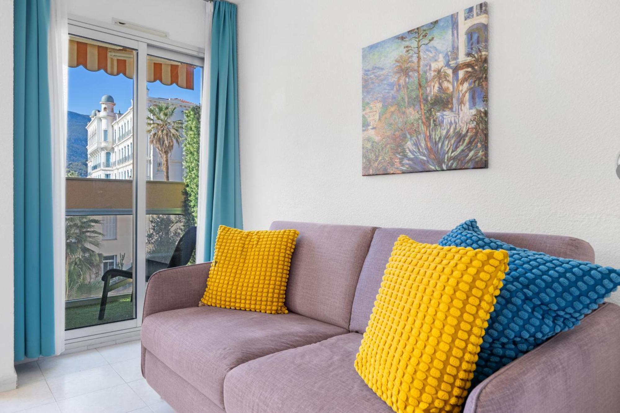 "Charmant Studio" Plein Centre, Calme, Terrasse Menton Ngoại thất bức ảnh
