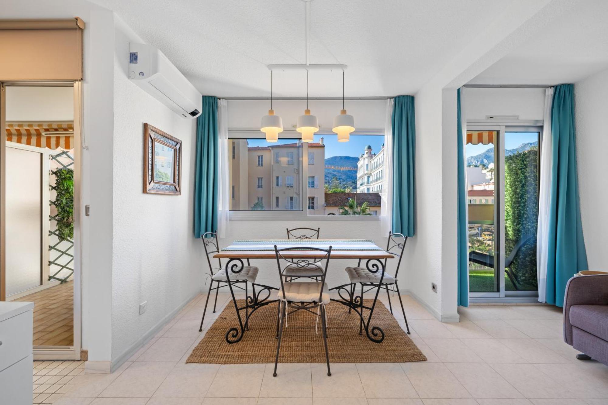 "Charmant Studio" Plein Centre, Calme, Terrasse Menton Ngoại thất bức ảnh